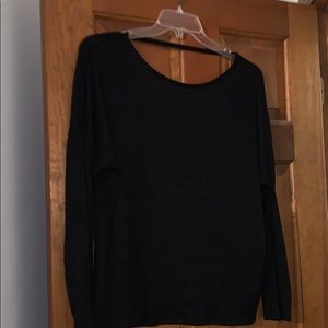 Black sheer sweater old navy dolman style